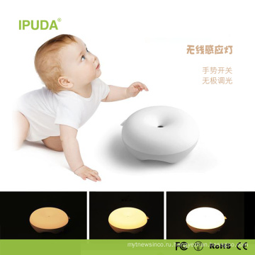 2017 Уникальный умный ночник для ребенка с сенсорным датчиком света в виде пончика